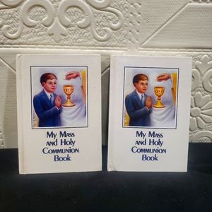 2× My MASS And Holy COMMUNION Book